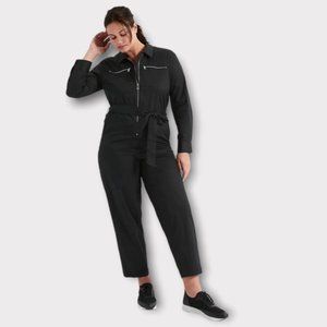 Banana Republic Black Sport Core Temp Jumpsuit Size 4
